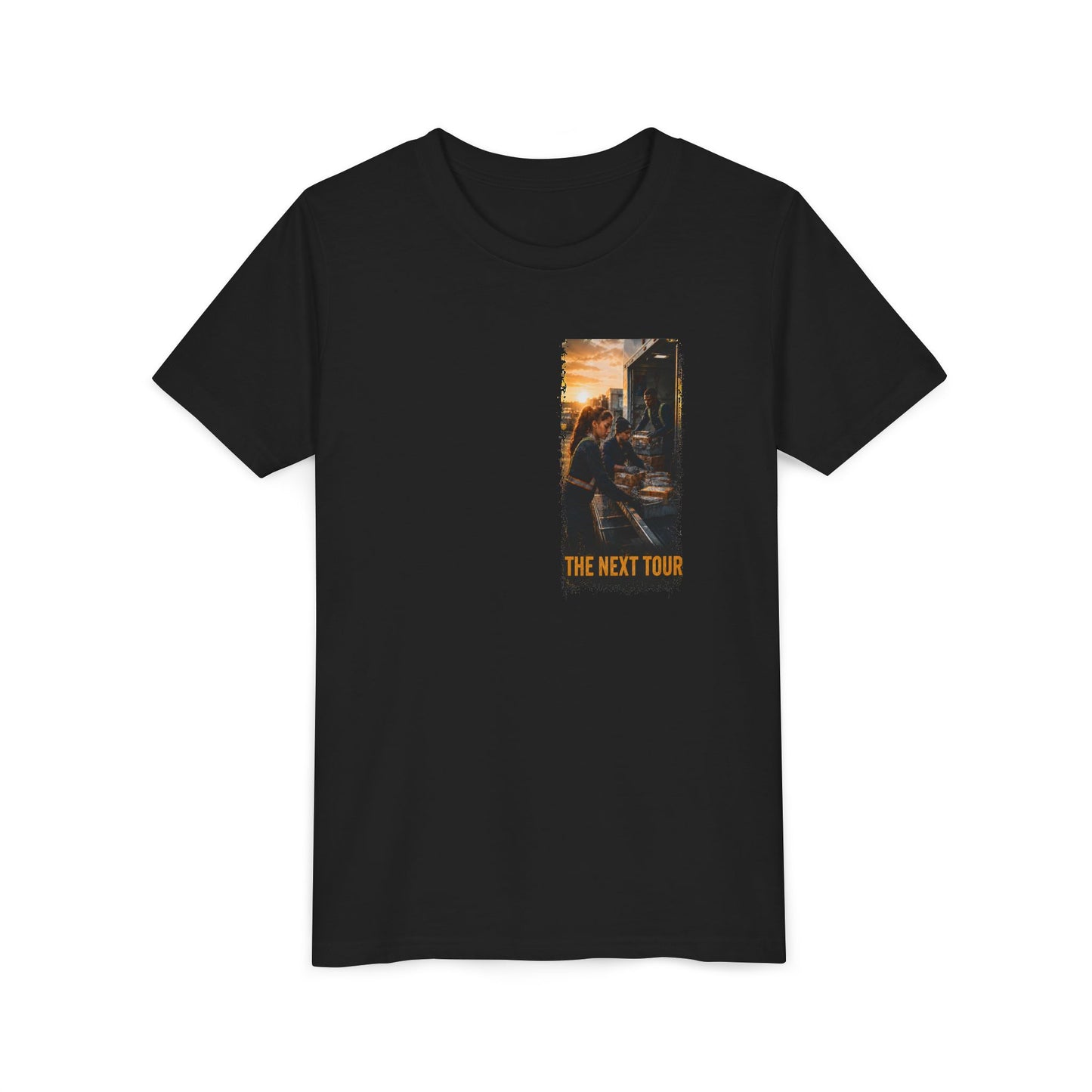 Postal Music — The Next Tour Youth T-Shirt — Color Group 1 of 2