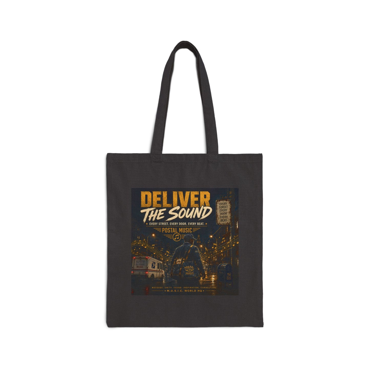 Postal Music — Deliver the Sound — Canvas Tote