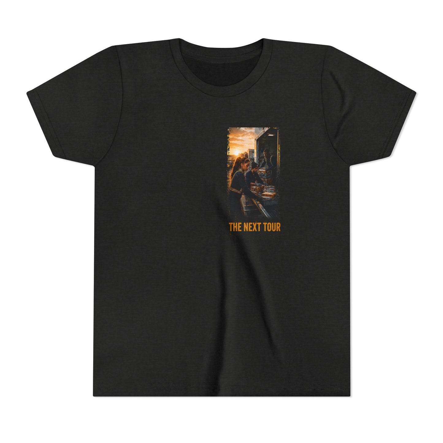 Postal Music — The Next Tour Youth T-Shirt — Color Group 1 of 2