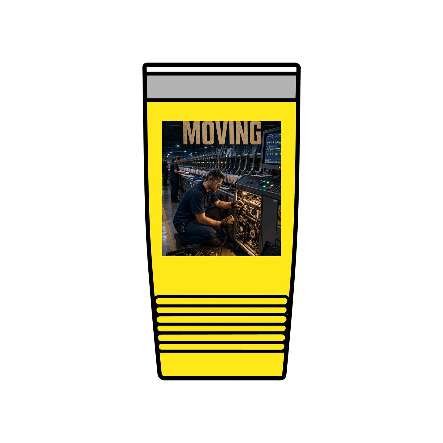 Postal Music — Keep the Message Moving — Insulated Tumbler 20oz