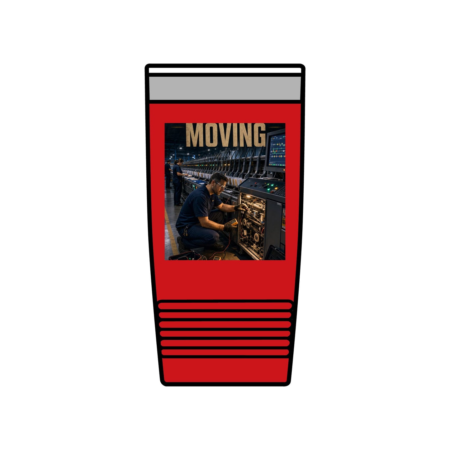 Postal Music — Keep the Message Moving — Insulated Tumbler 20oz