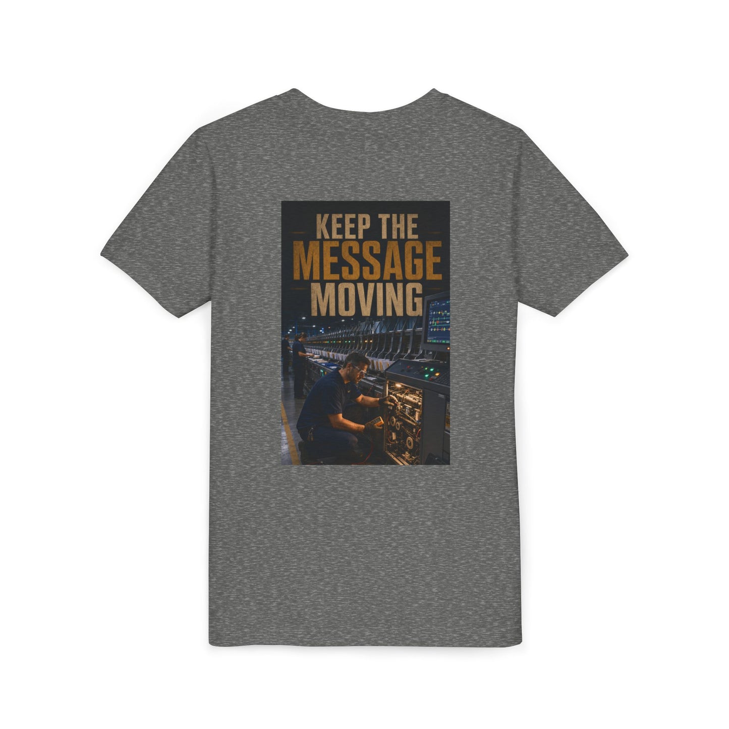 Postal Music — Keep the Message Moving — Youth T-Shirt