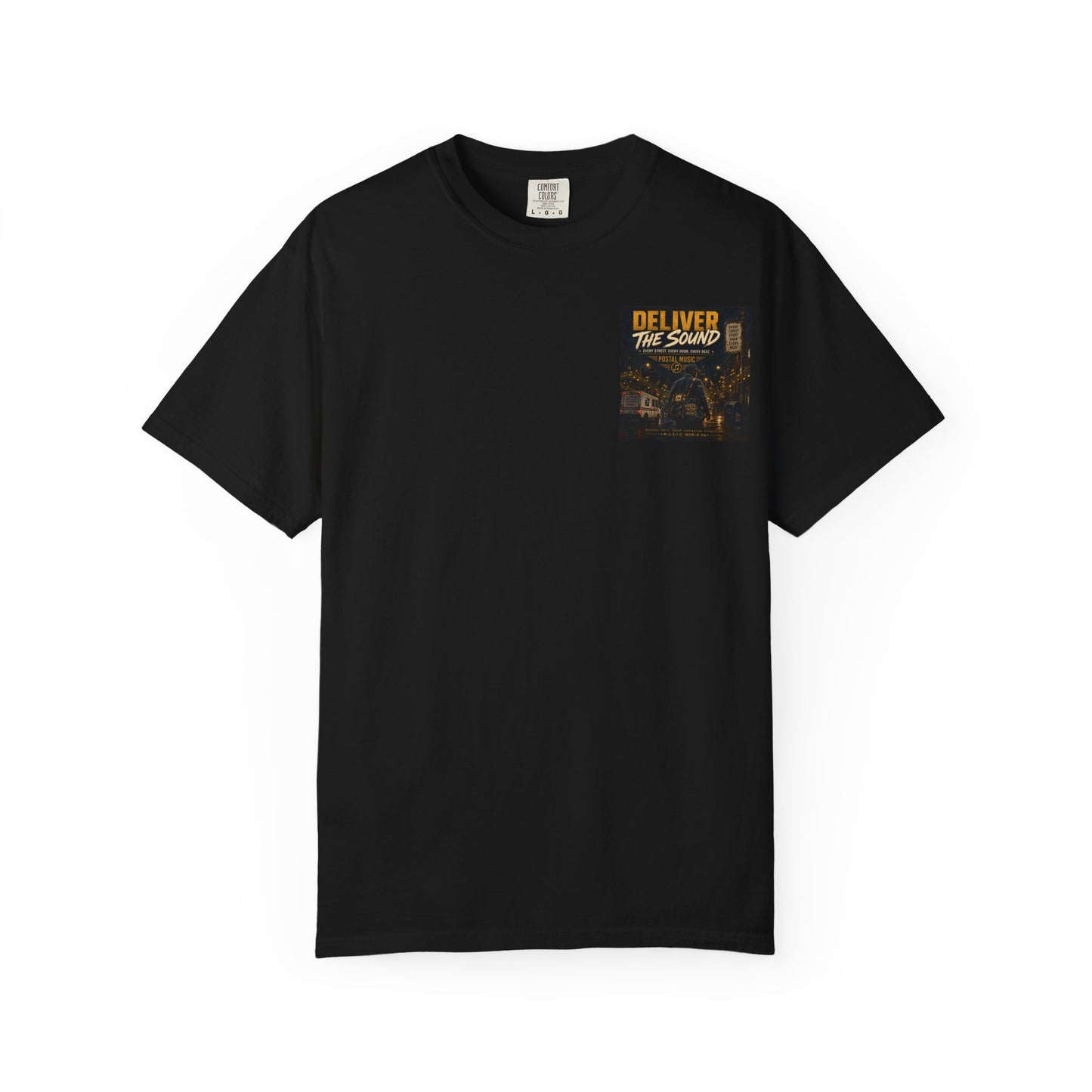 Postal Music — Deliver the Sound — Garment-Dyed T-Shirt