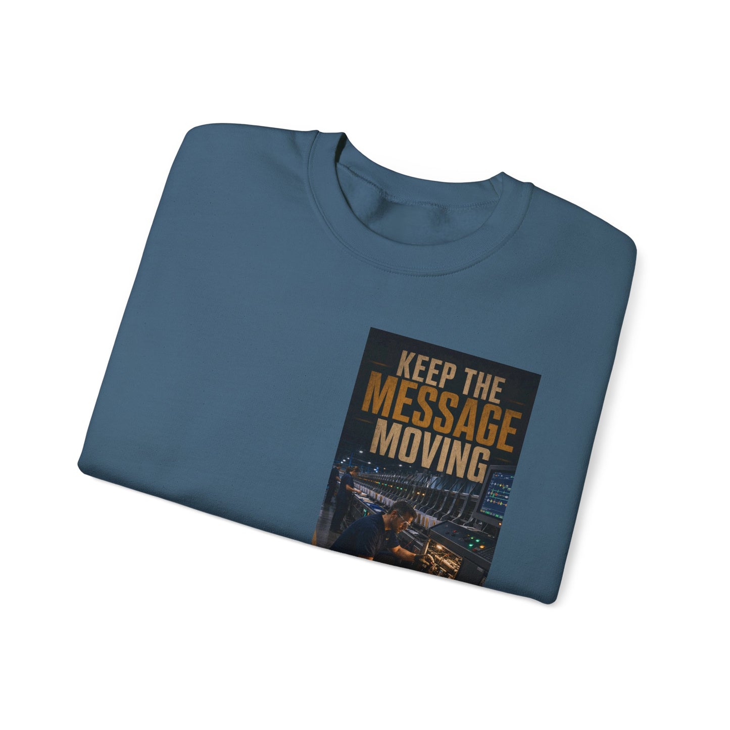 Postal Music — Keep the Message Moving — Core Crewneck Sweatshirt