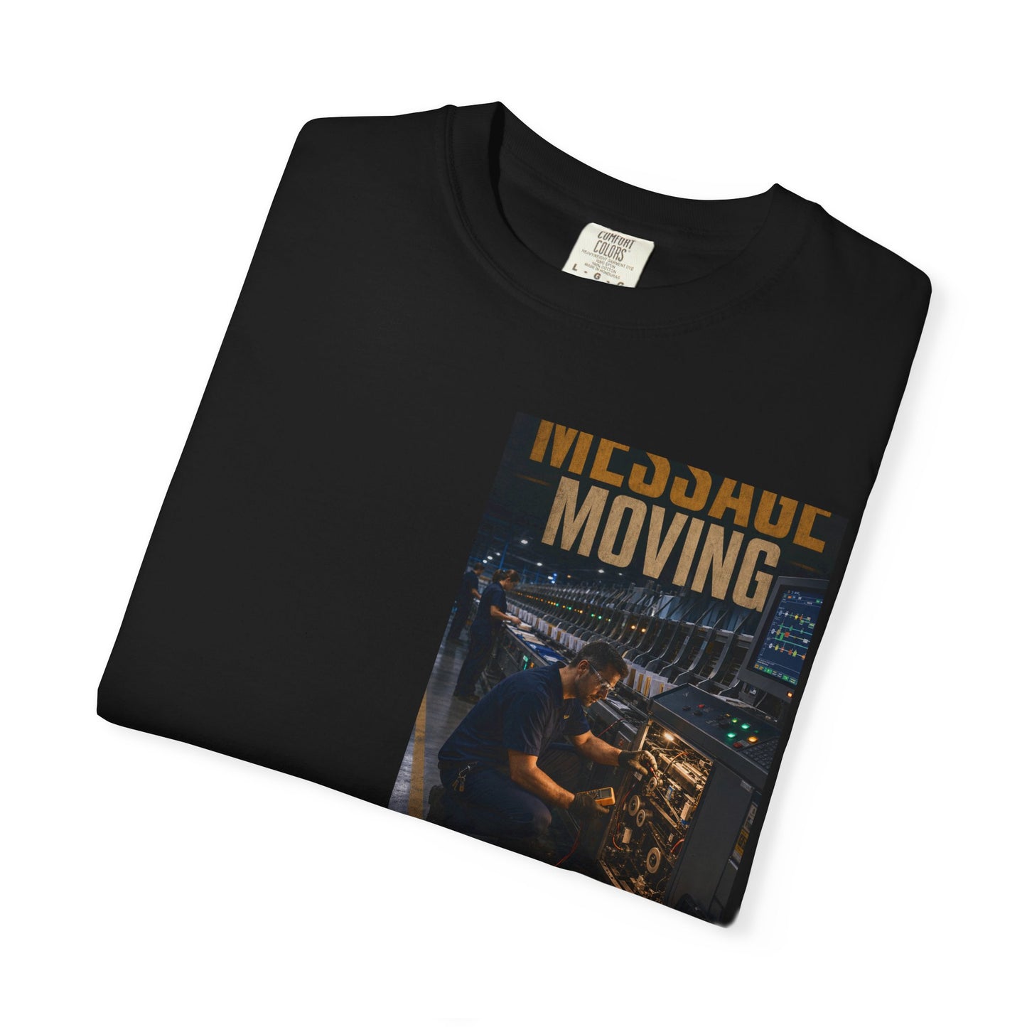 Postal Music — Keep the Message Moving — Garment-Dyed T-Shirt