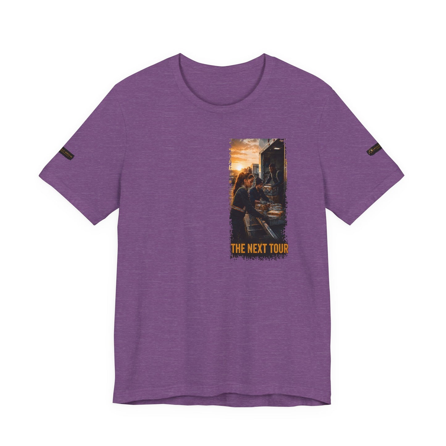 Postal Music — The Next Tour Premium Unisex T-Shirt — Color Group 7 of 11