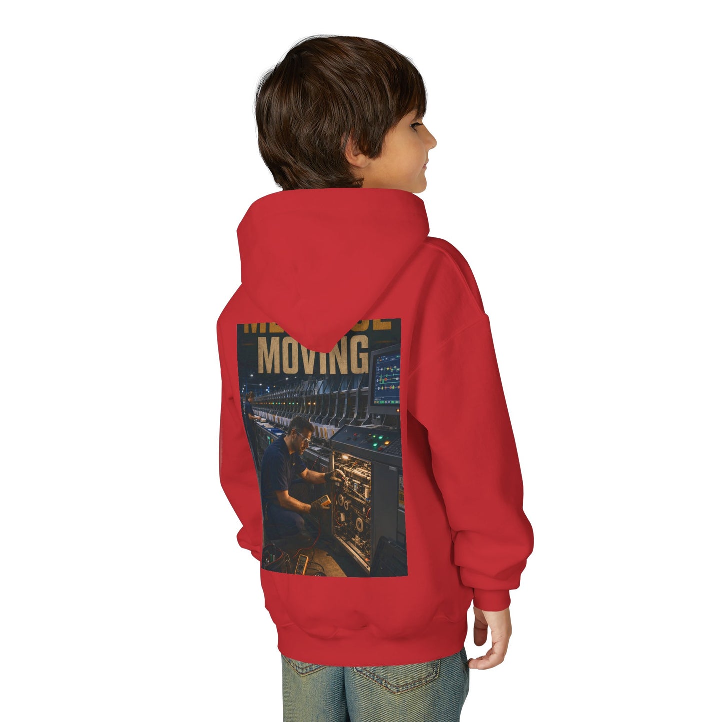 Postal Music — Keep the Message Moving — Youth Hoodie