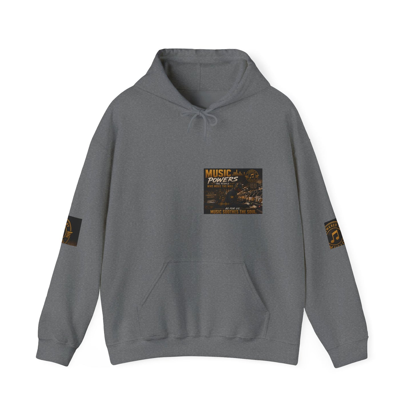 Postal Music — Music Powers the People — Core Pullover Hoodie