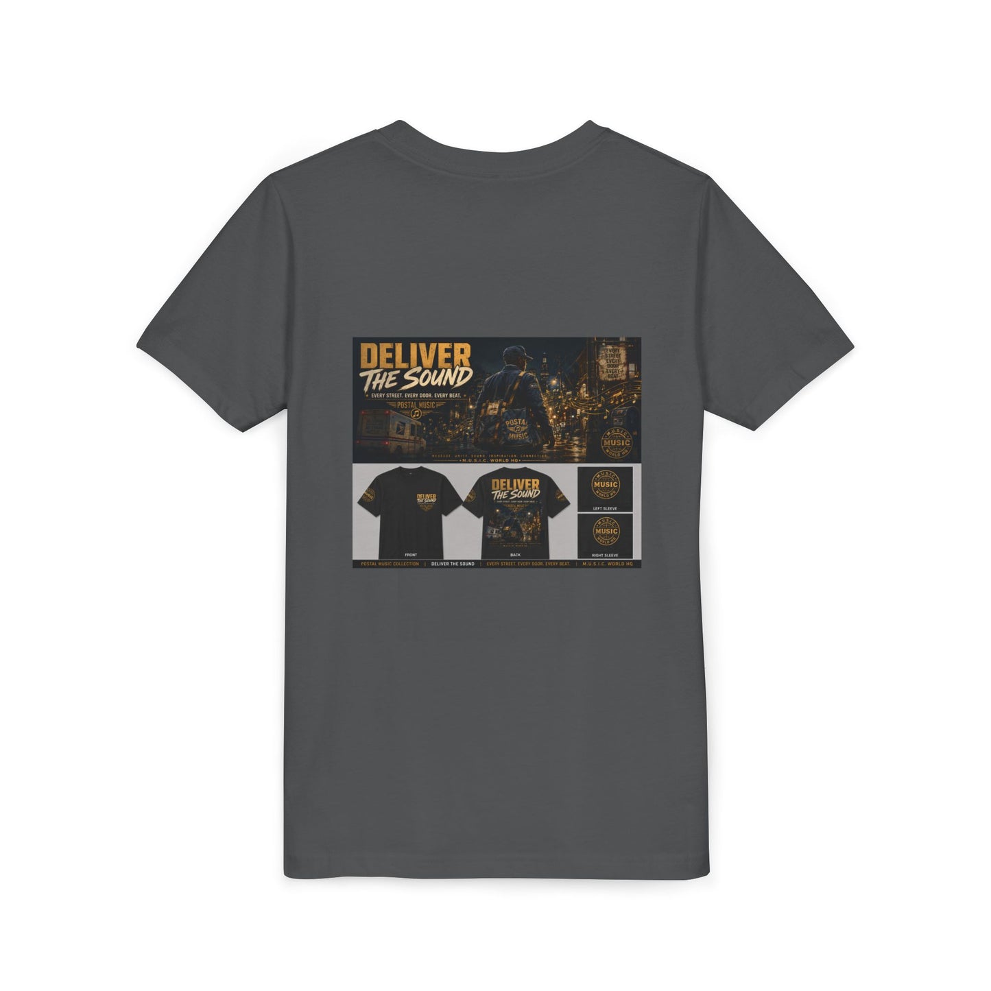 Postal Music — Deliver the Sound — Youth T-Shirt