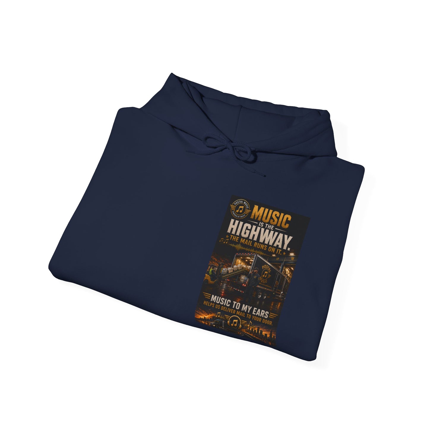 Postal Music — Music Is the Highway — Core Pullover Hoodie