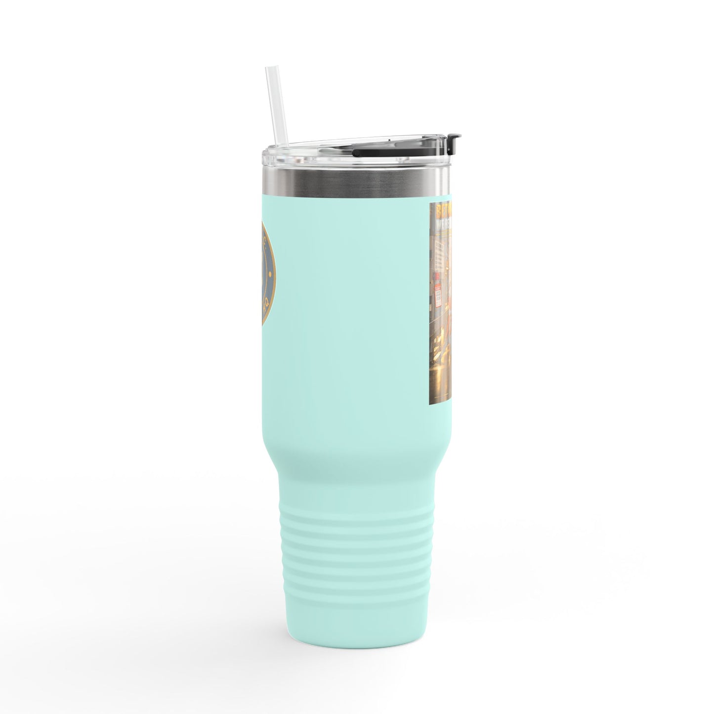 Postal Music - Between Tours, We Retune the System - Insulated Travel Tumbler 40oz