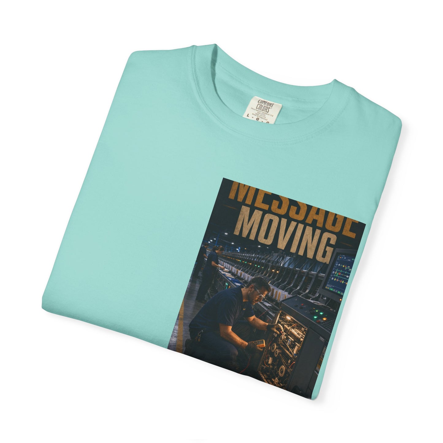 Postal Music — Keep the Message Moving — Garment-Dyed T-Shirt