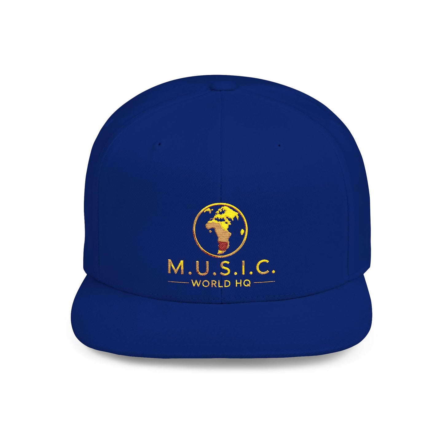 M.U.S.I.C. World HQ Heritage Premium Flat-Bill Snapback