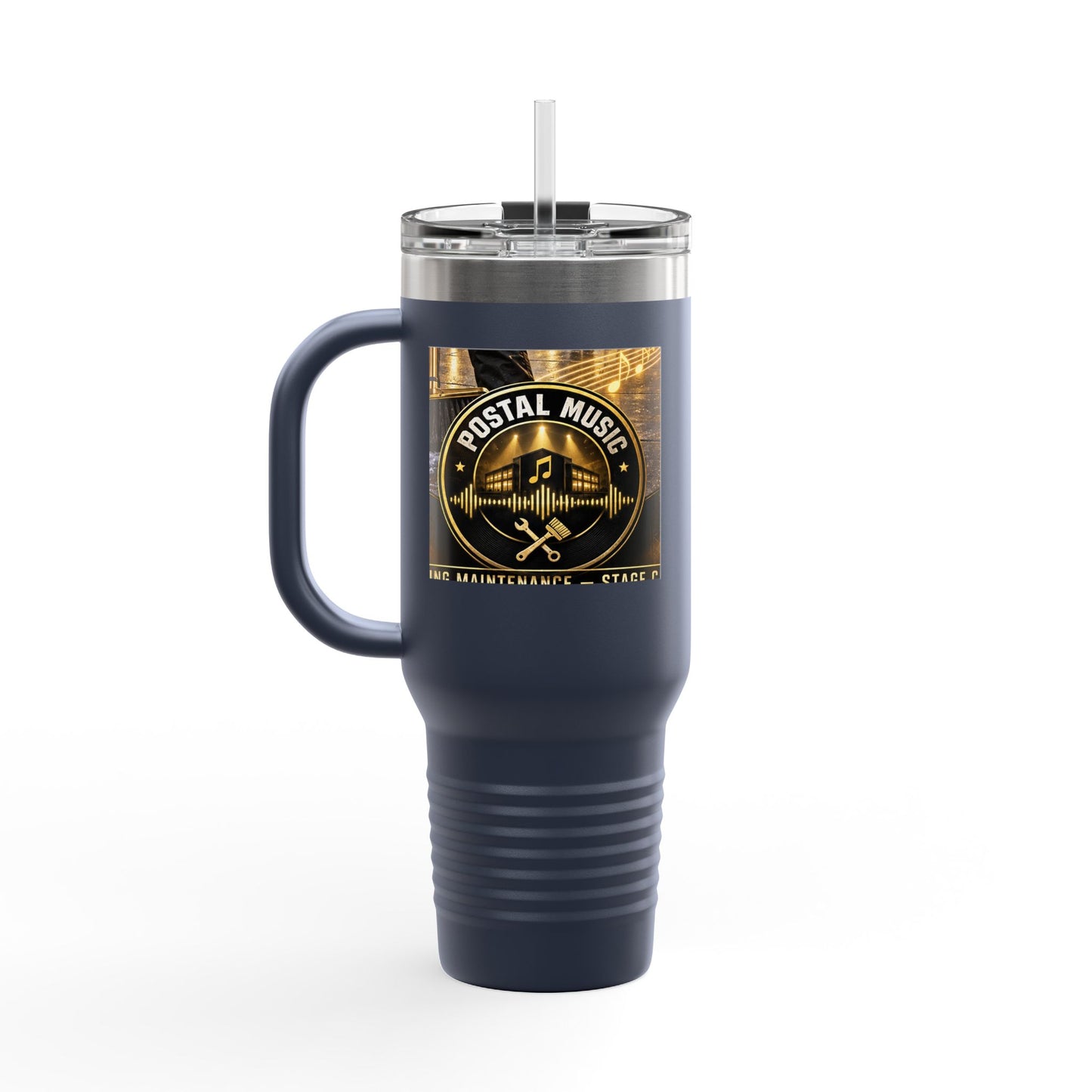 Postal Music - We Set the Stage - Insulated Travel Mug 40oz
