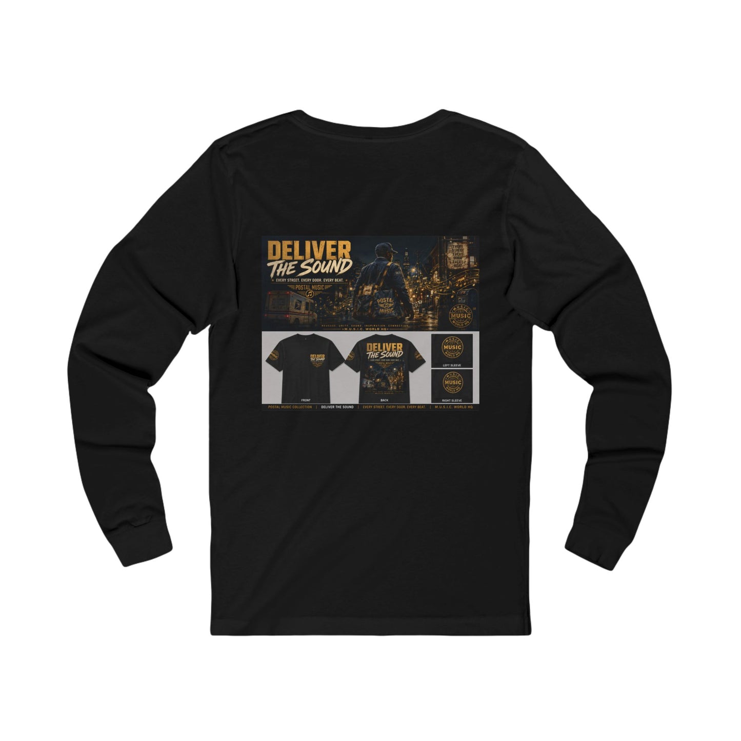 Postal Music — Deliver the Sound — Long-Sleeve T-Shirt