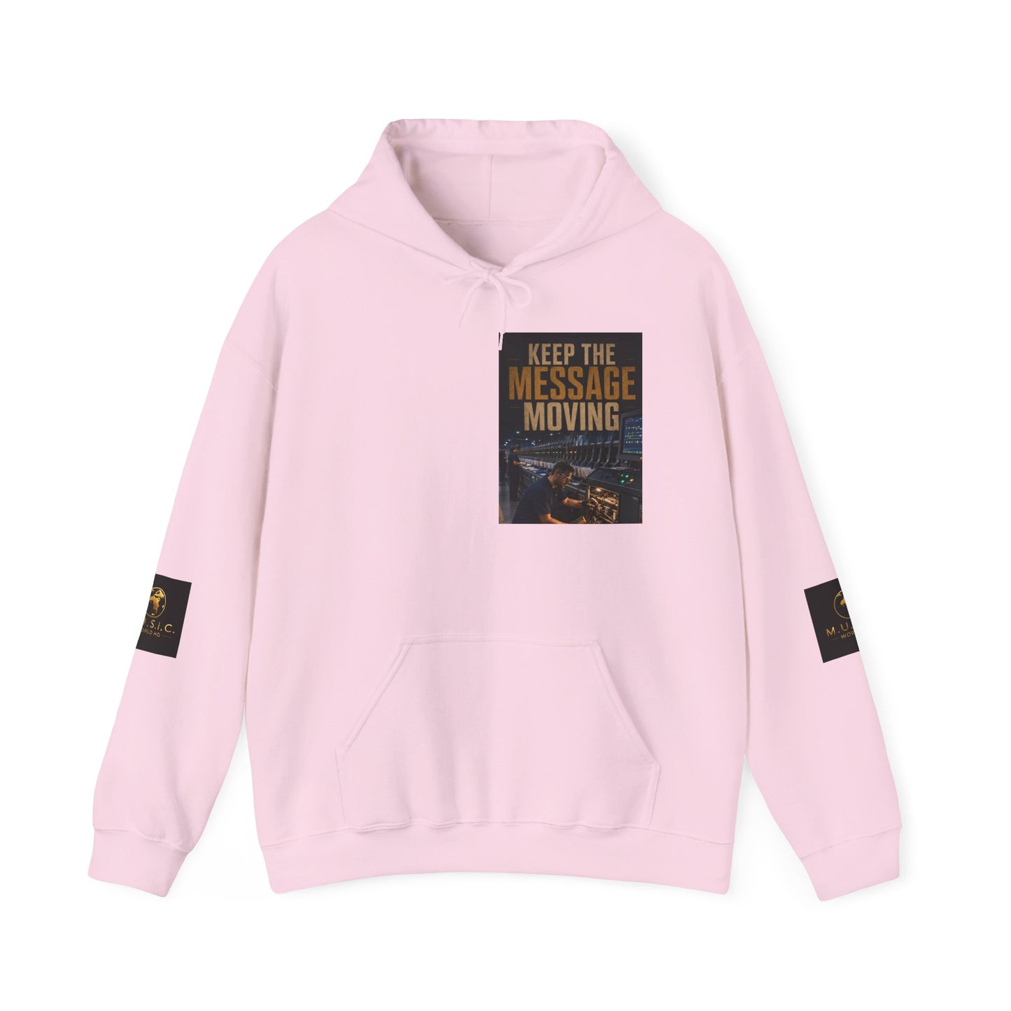 Postal Music — Keep the Message Moving — Core Pullover Hoodie