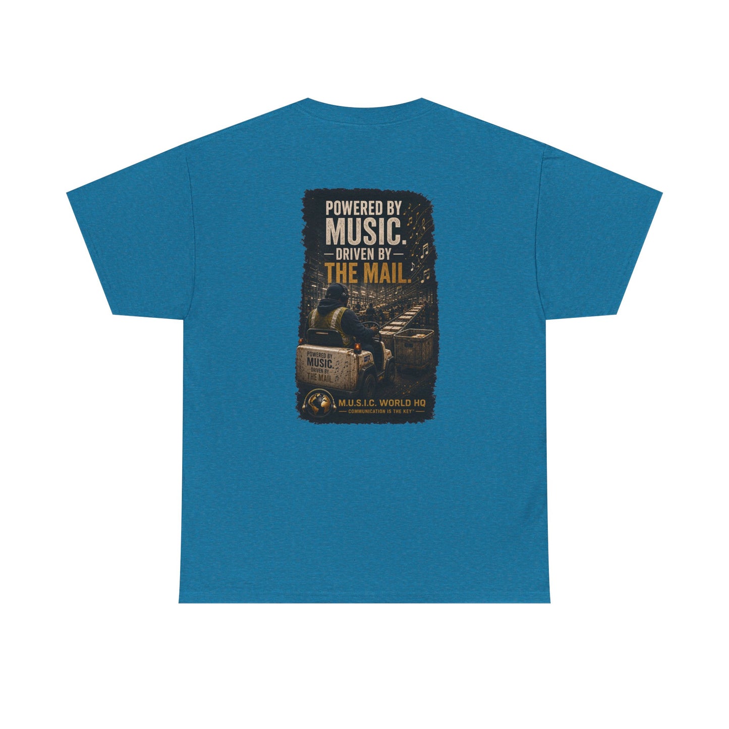 Postal Music - Powered by Music Premium T-Shirt - Colorways A