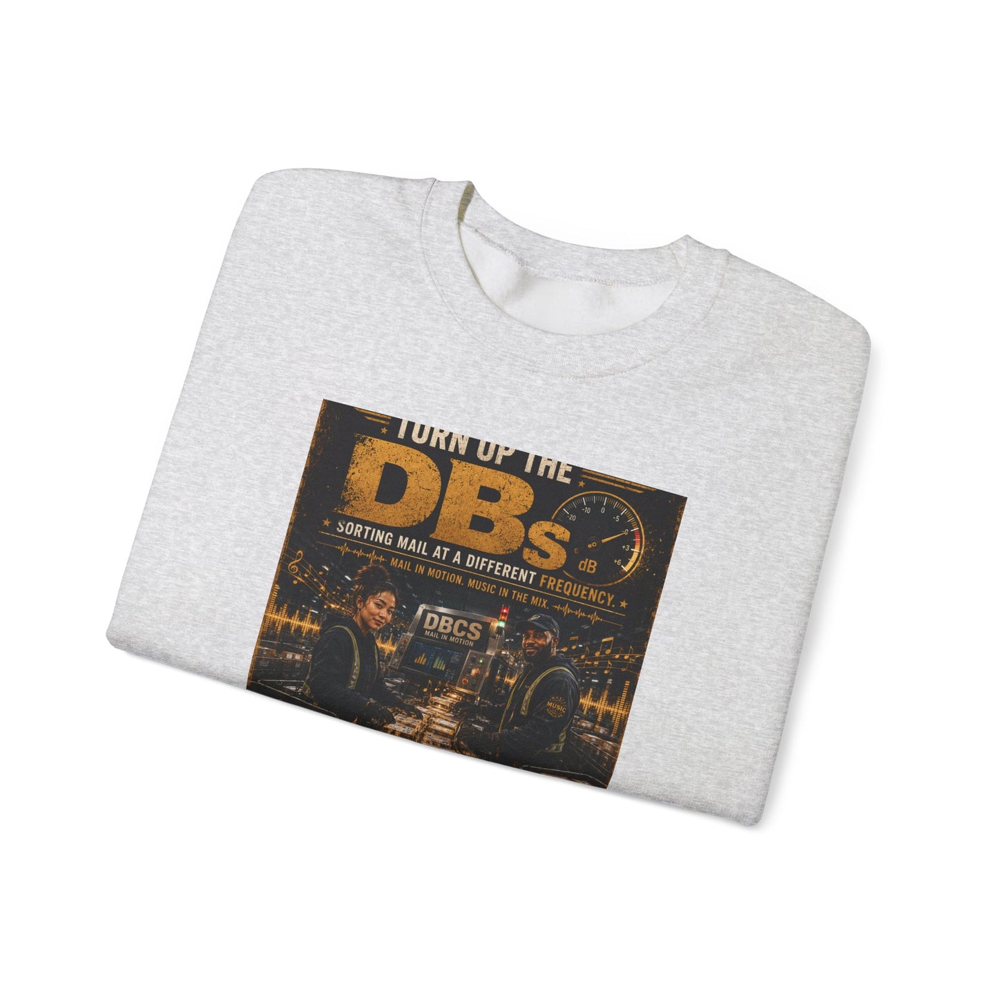 Turn Up the DBs — Men's Crewneck Sweatshirt (Jogger Set Top)