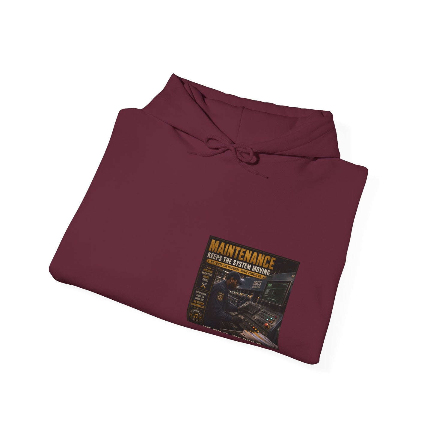 Postal Music — Maintenance Keeps the System Moving — Core Pullover Hoodie