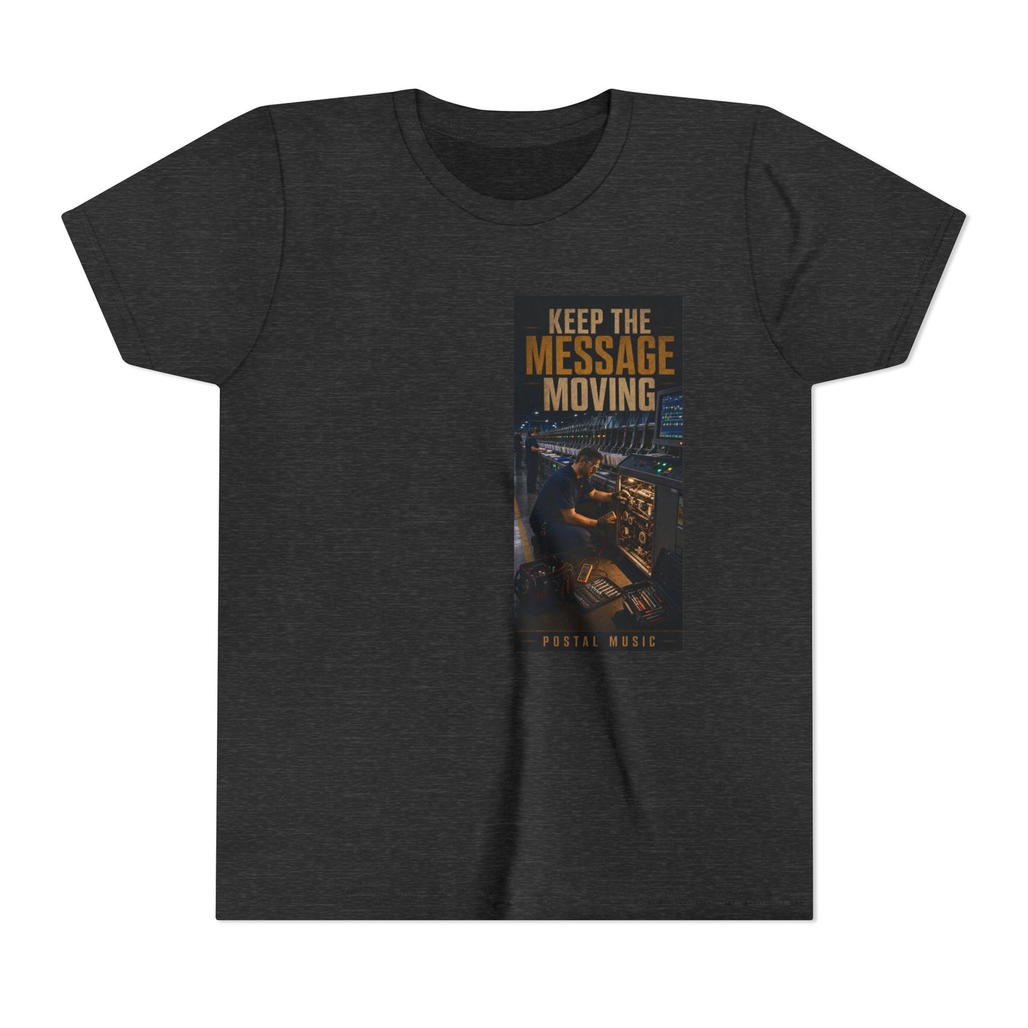Postal Music — Keep the Message Moving — Youth T-Shirt