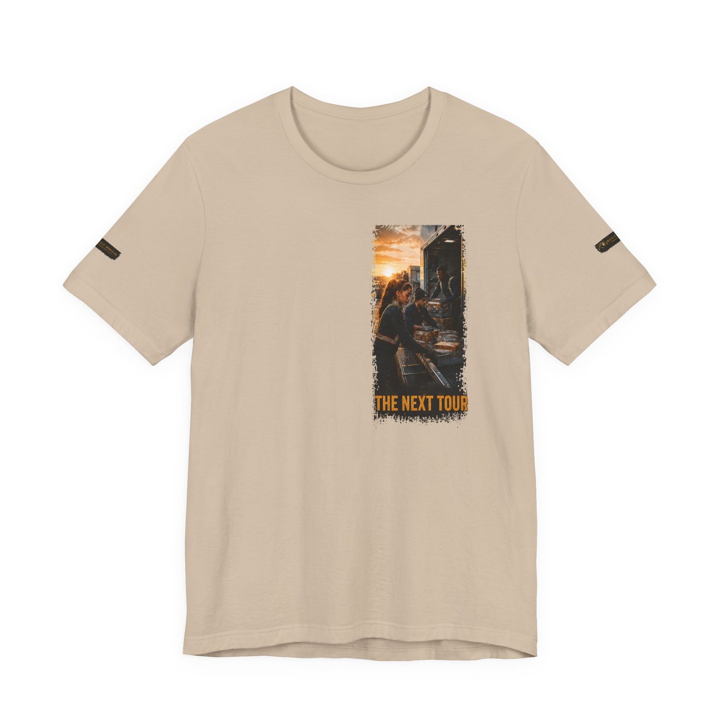 Postal Music — The Next Tour Premium Unisex T-Shirt — Color Group 10 of 11