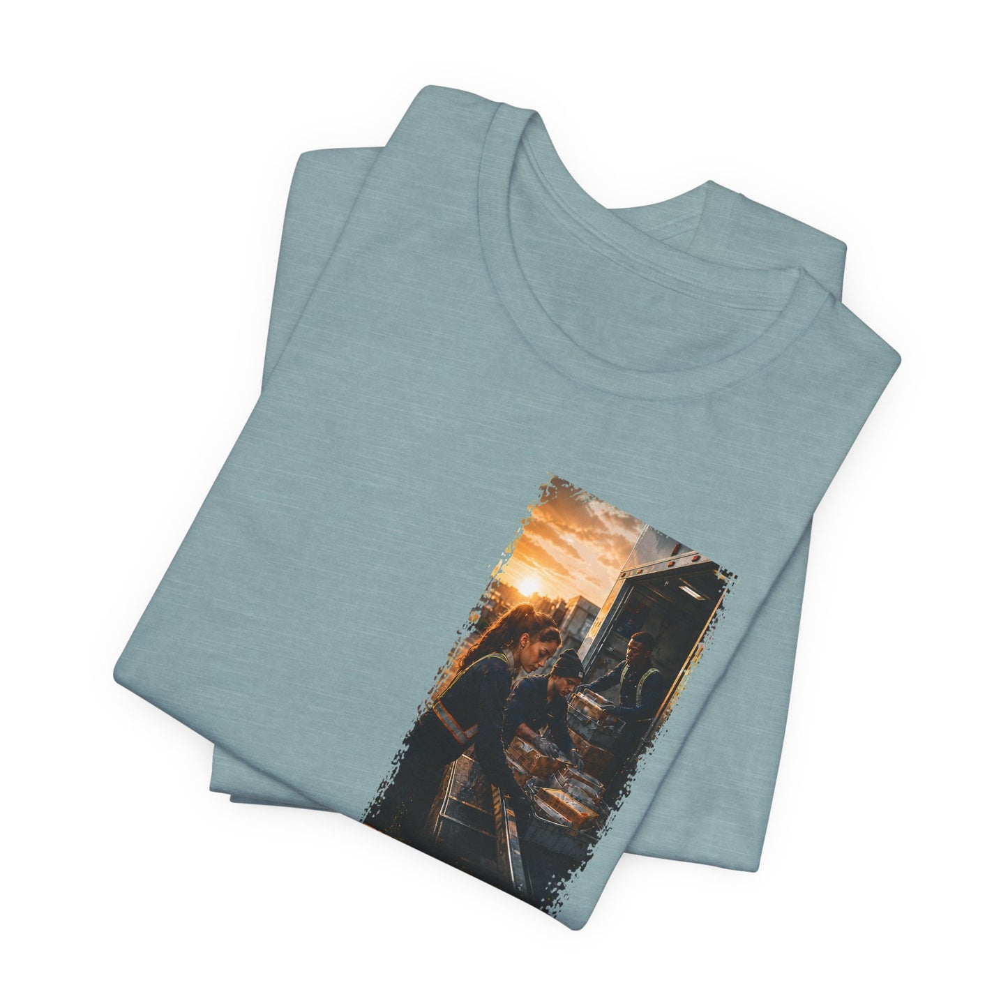 Postal Music — The Next Tour Premium Unisex T-Shirt — Color Group 3 of 11