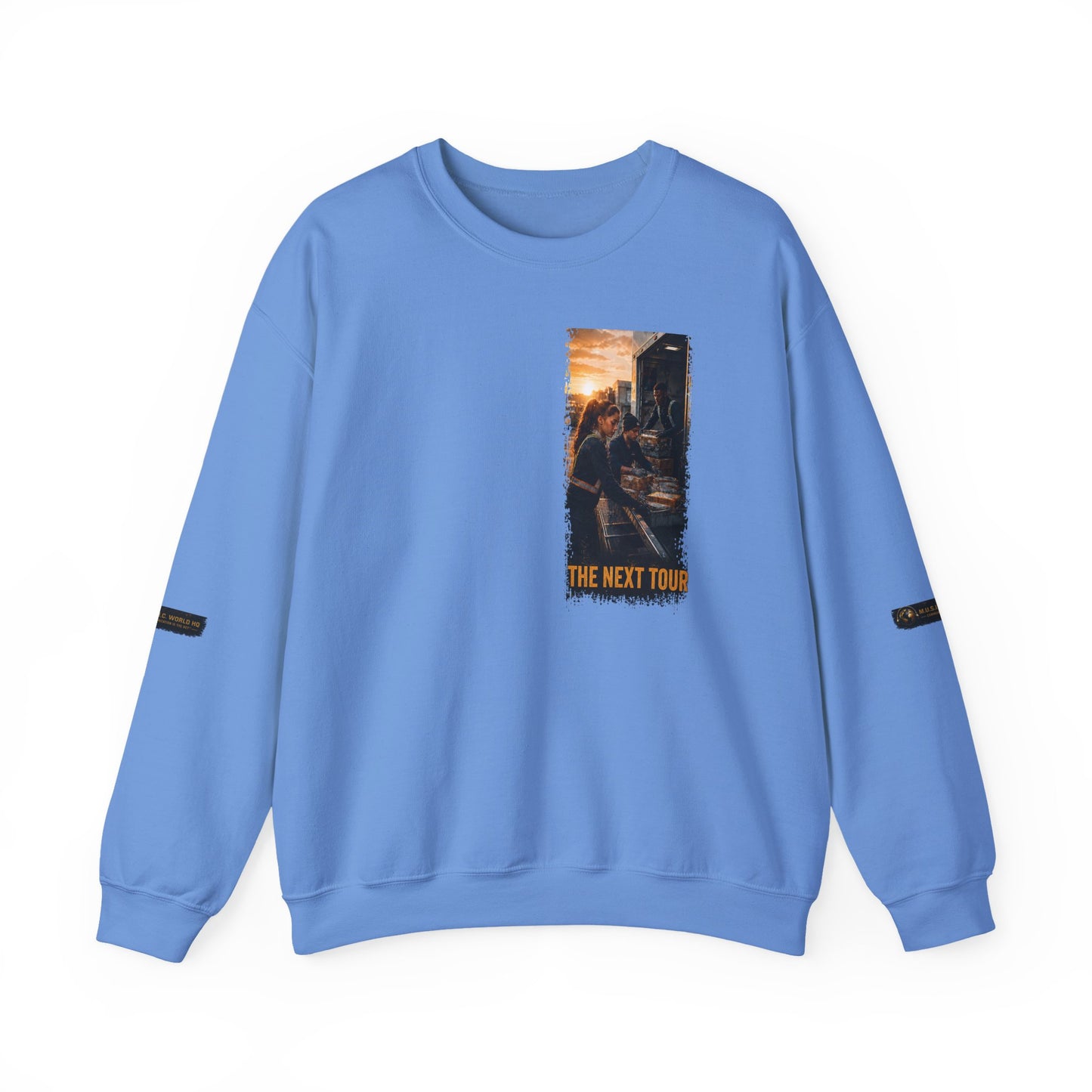 Postal Music — The Next Tour Core Crewneck Sweatshirt — Color Group 1 of 3