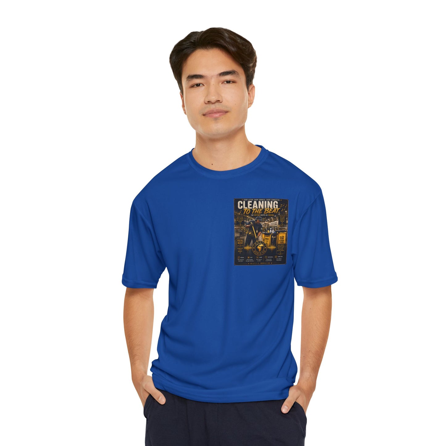 Cleaning to the Beat — Performance T-Shirt