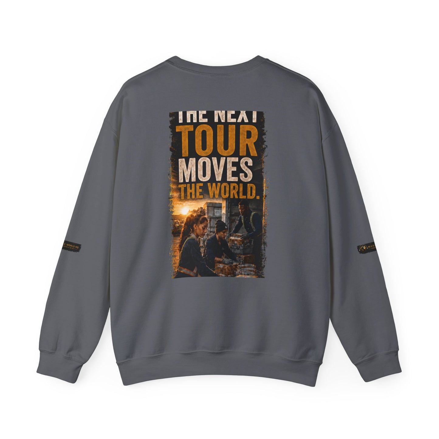 Postal Music — The Next Tour Core Crewneck Sweatshirt — Color Group 1 of 3