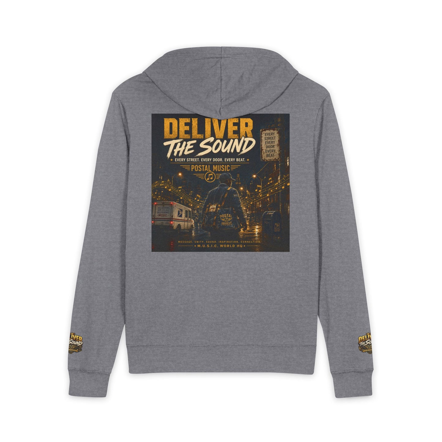 Postal Music — Deliver the Sound — Full-Zip Hoodie
