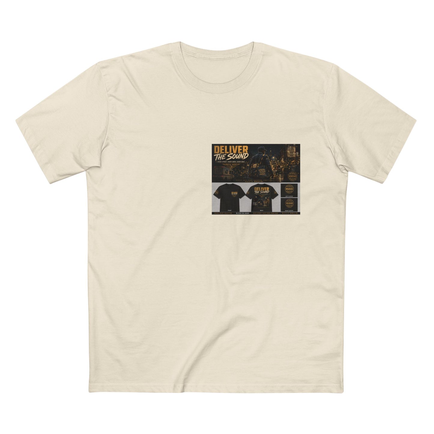 Postal Music — Deliver the Sound — Streetwear T-Shirt