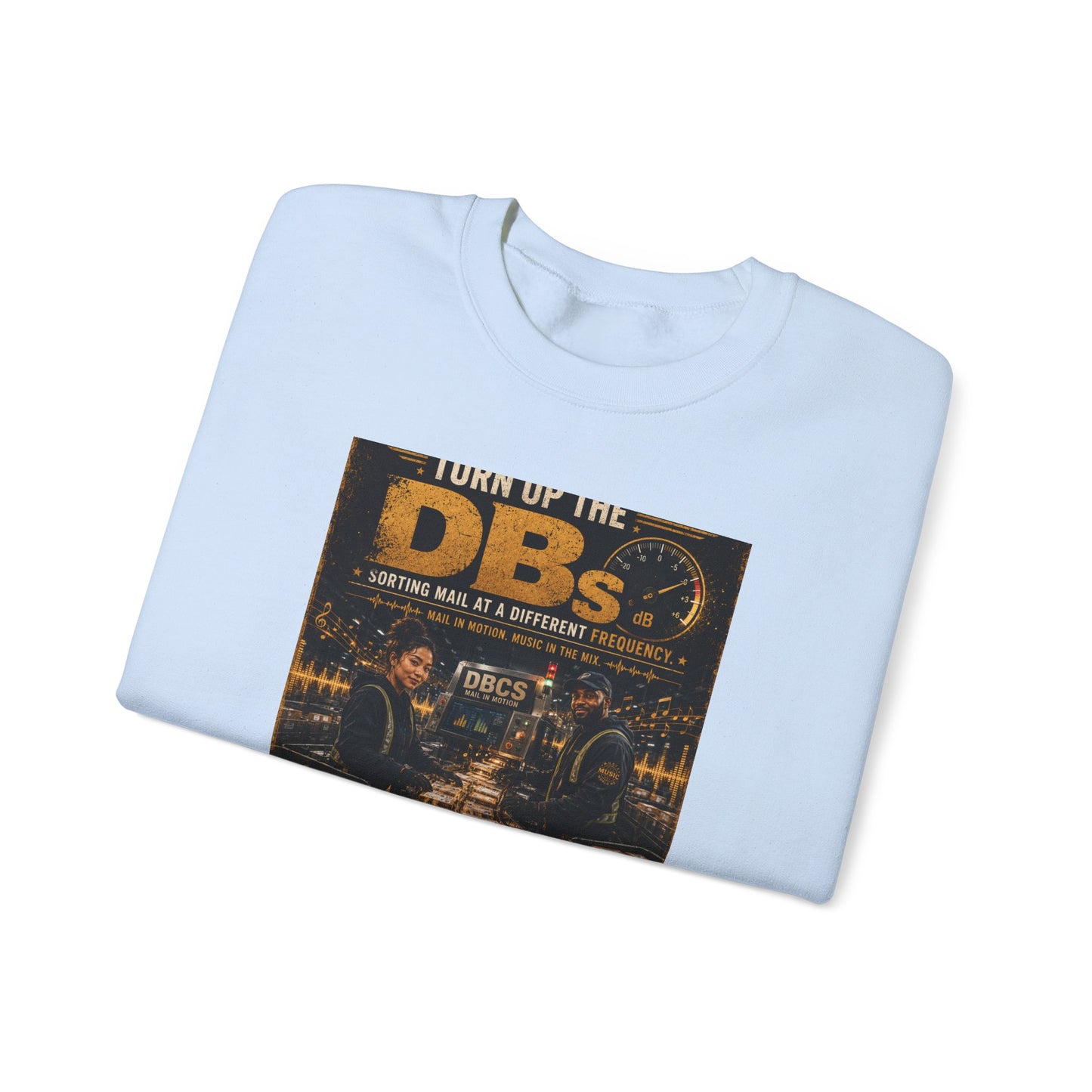 Turn Up the DBs — Men's Crewneck Sweatshirt (Jogger Set Top)