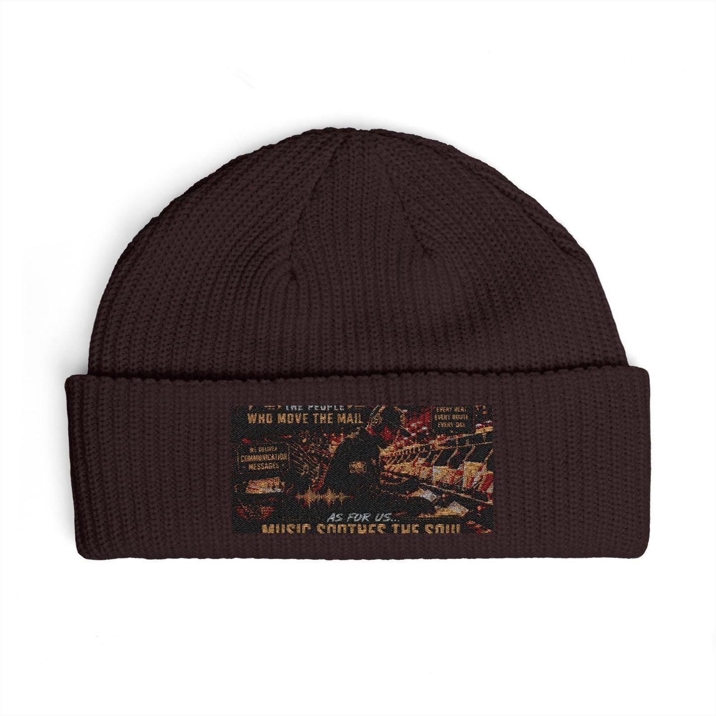 Postal Music — Music Powers the People — Knit Beanie