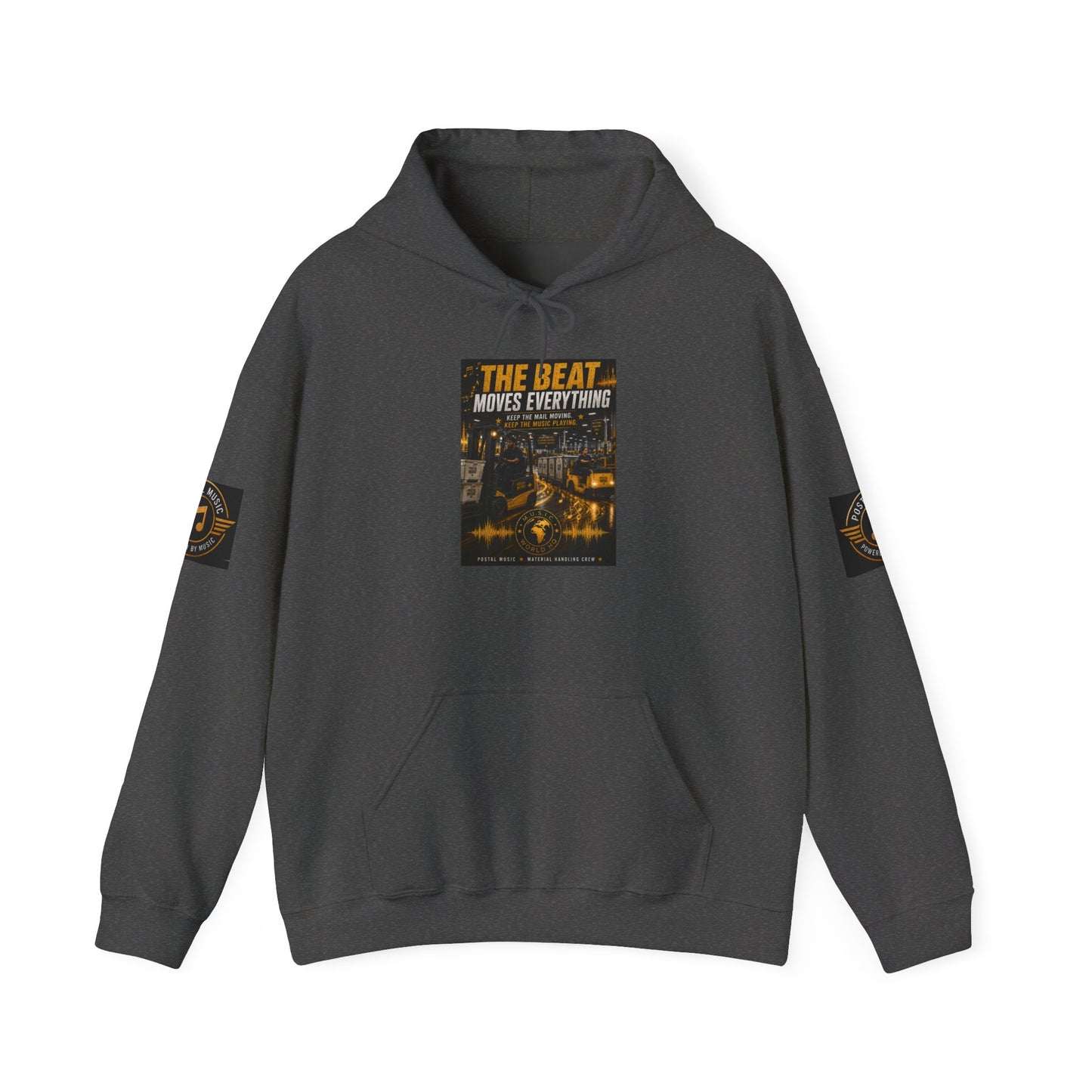 The Beat Moves Everything — Men's Hoodie | Postal Music