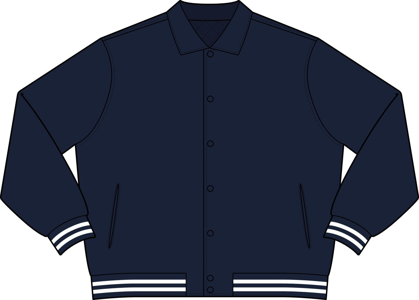 Turn Up the DBs — Men's Varsity Jacket