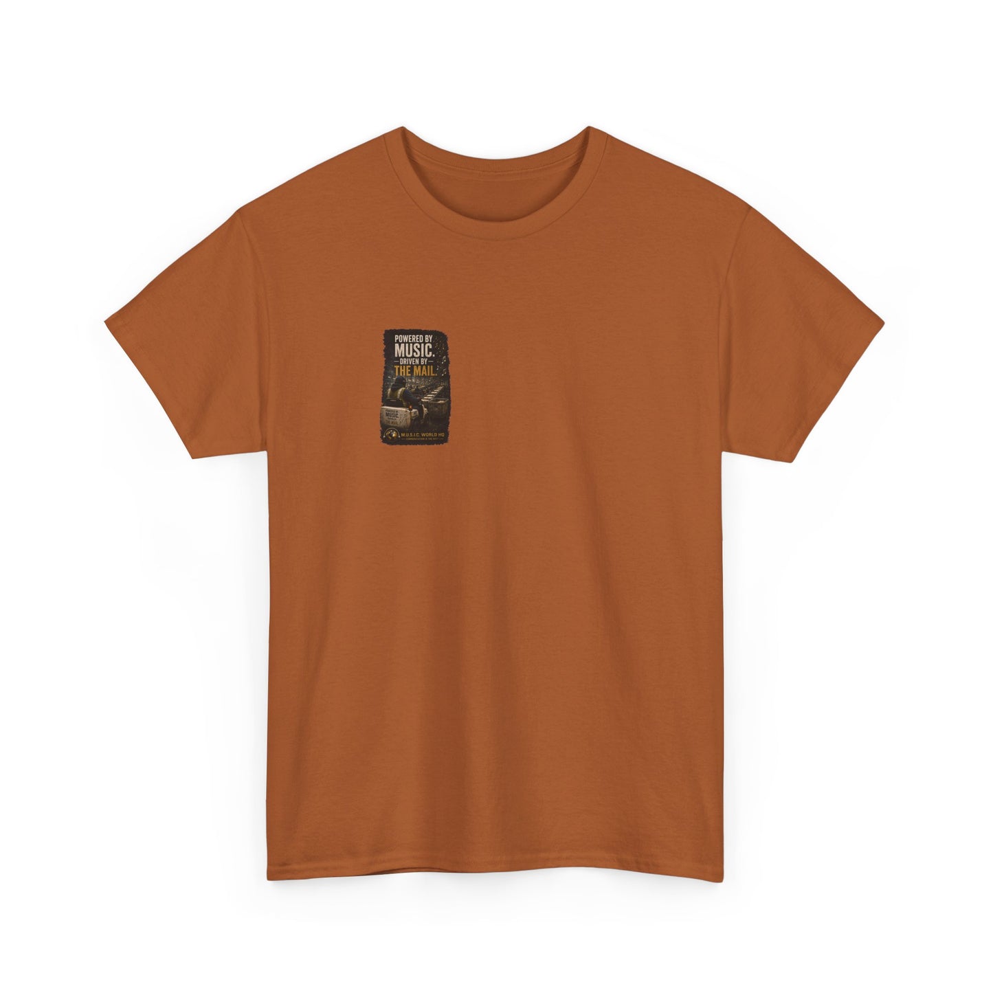 Postal Music - Powered by Music Premium T-Shirt - Colorways E