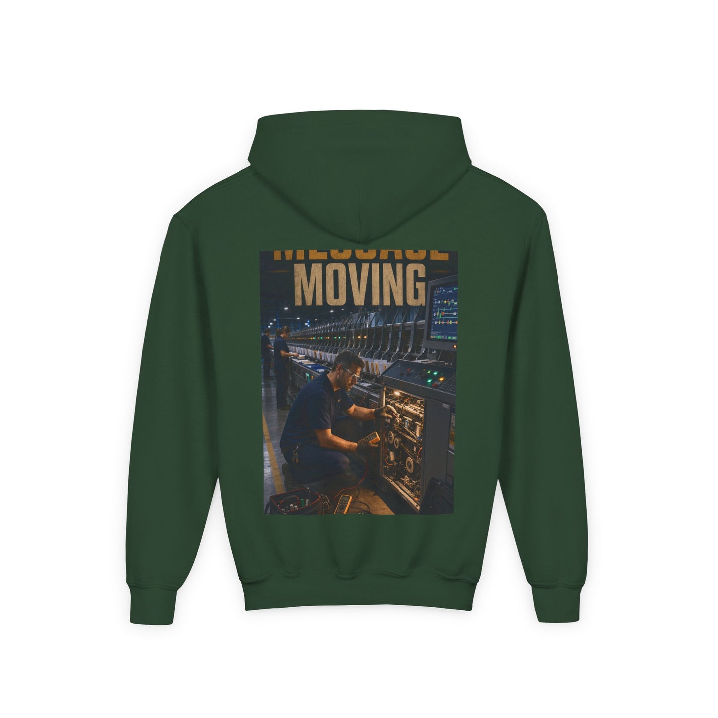 Postal Music — Keep the Message Moving — Youth Hoodie