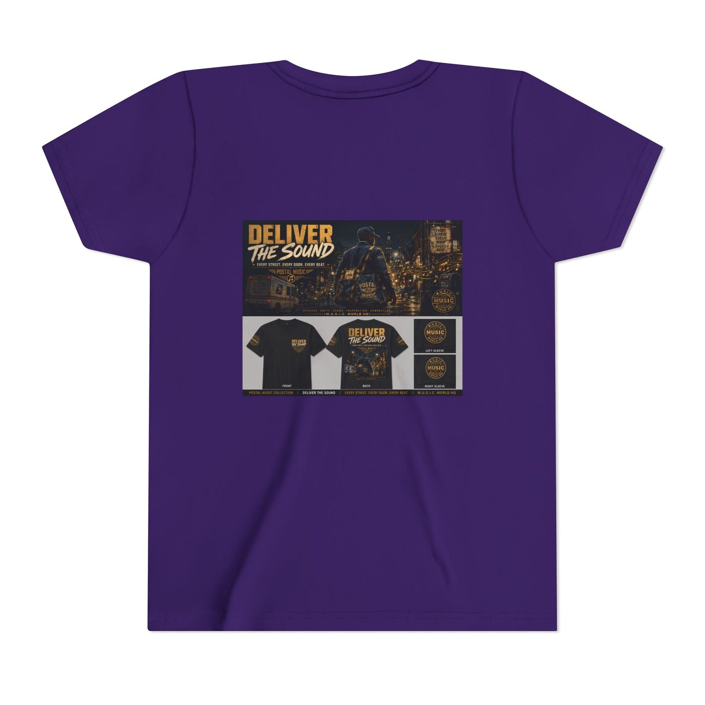 Postal Music — Deliver the Sound — Youth T-Shirt