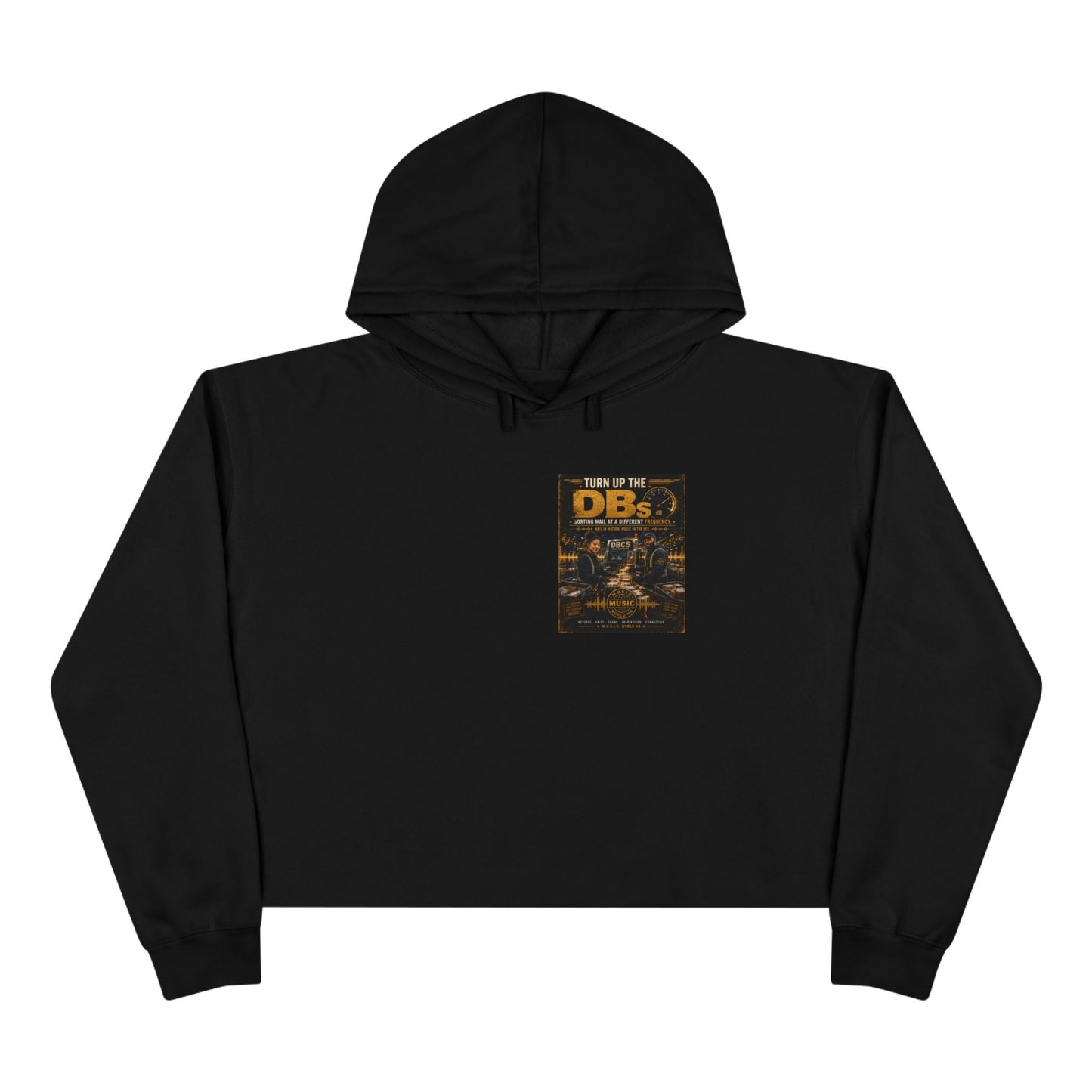 Turn Up the DBs — Women's Crop Hoodie (Matching Set Top)