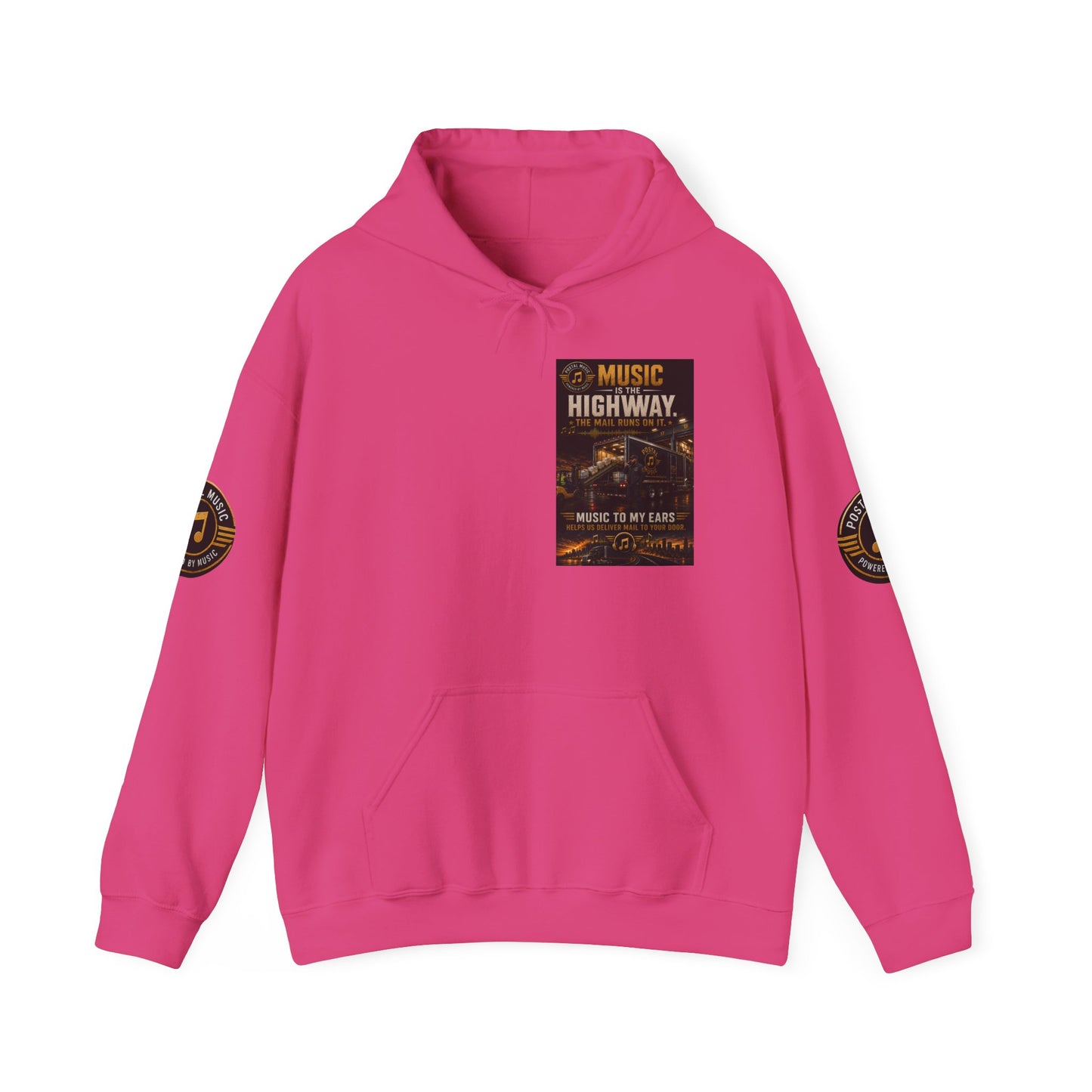 Postal Music — Music Is the Highway — Core Pullover Hoodie