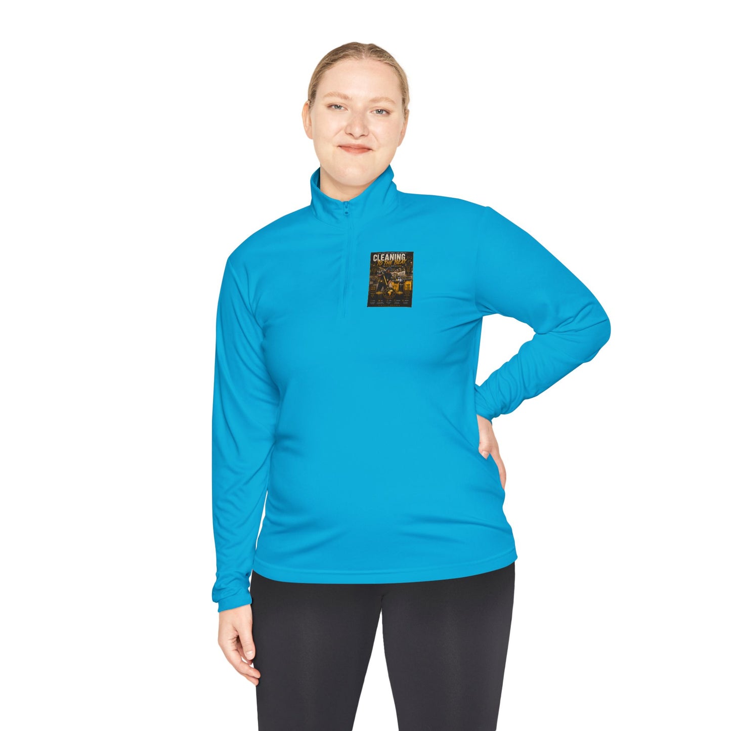 Cleaning to the Beat — Quarter-Zip Pullover