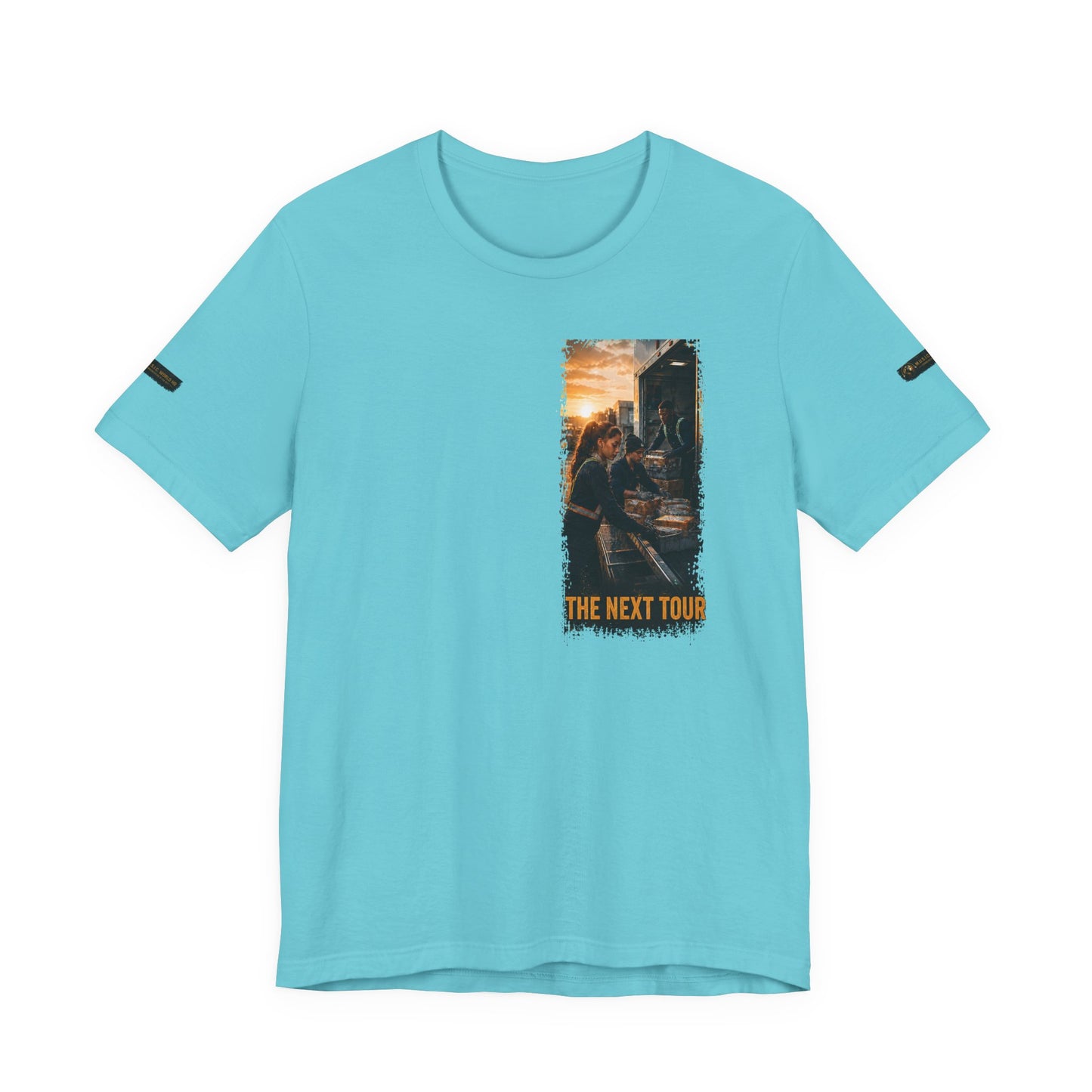 Postal Music — The Next Tour Premium Unisex T-Shirt — Color Group 10 of 11
