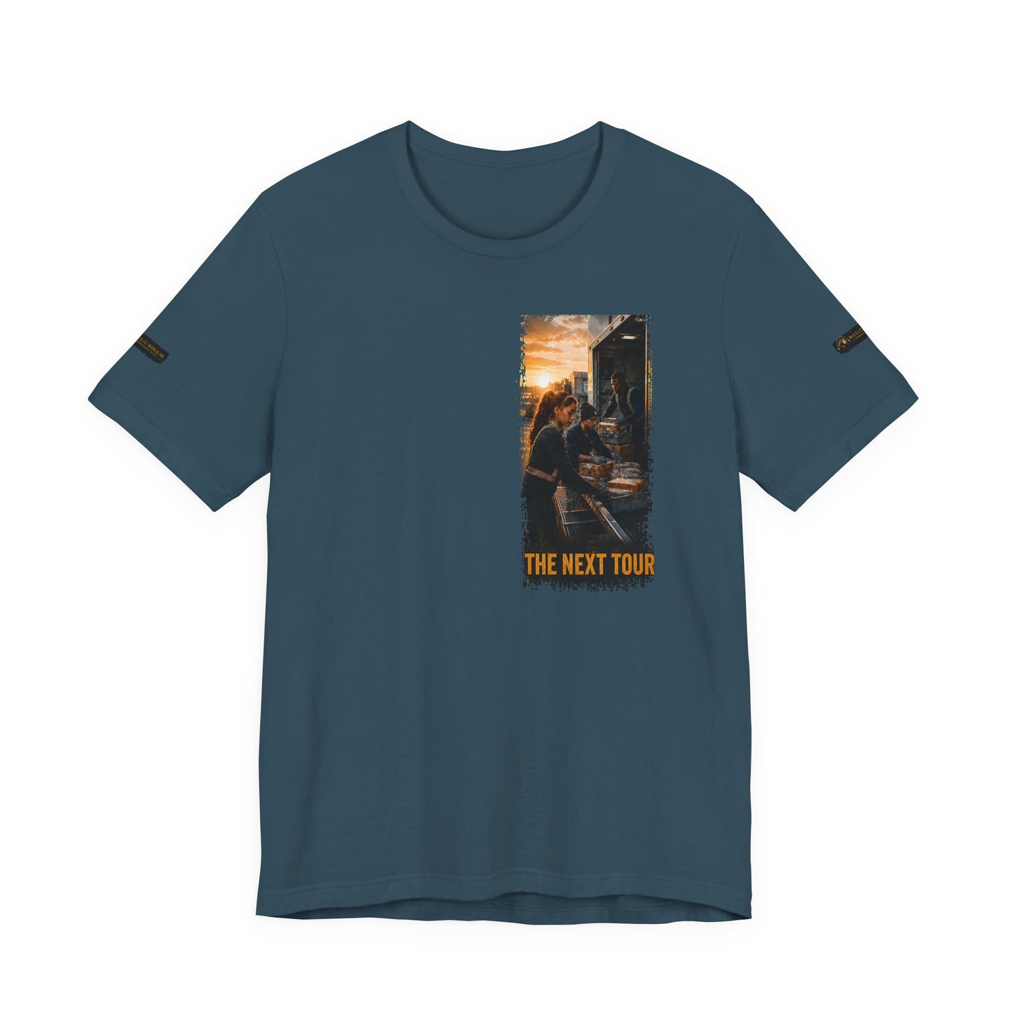 Postal Music — The Next Tour Premium Unisex T-Shirt — Color Group 2 of 11