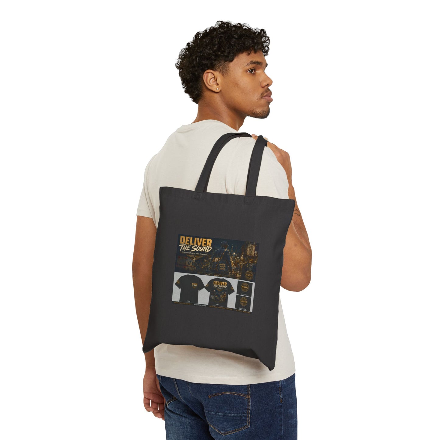 Postal Music — Deliver the Sound — Canvas Tote
