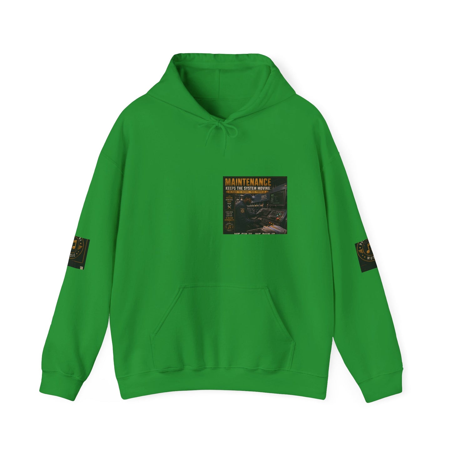 Postal Music — Maintenance Keeps the System Moving — Core Pullover Hoodie