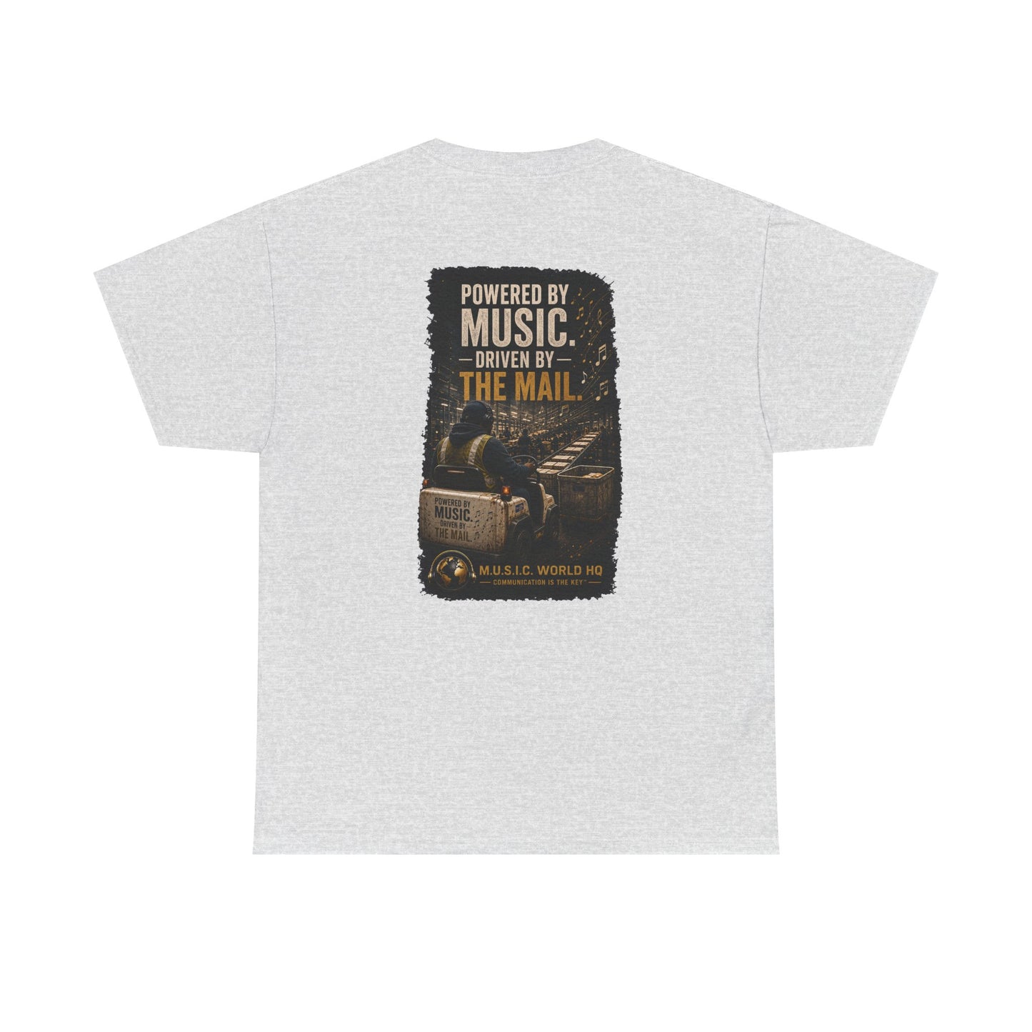 Postal Music - Powered by Music Premium T-Shirt - Colorways A