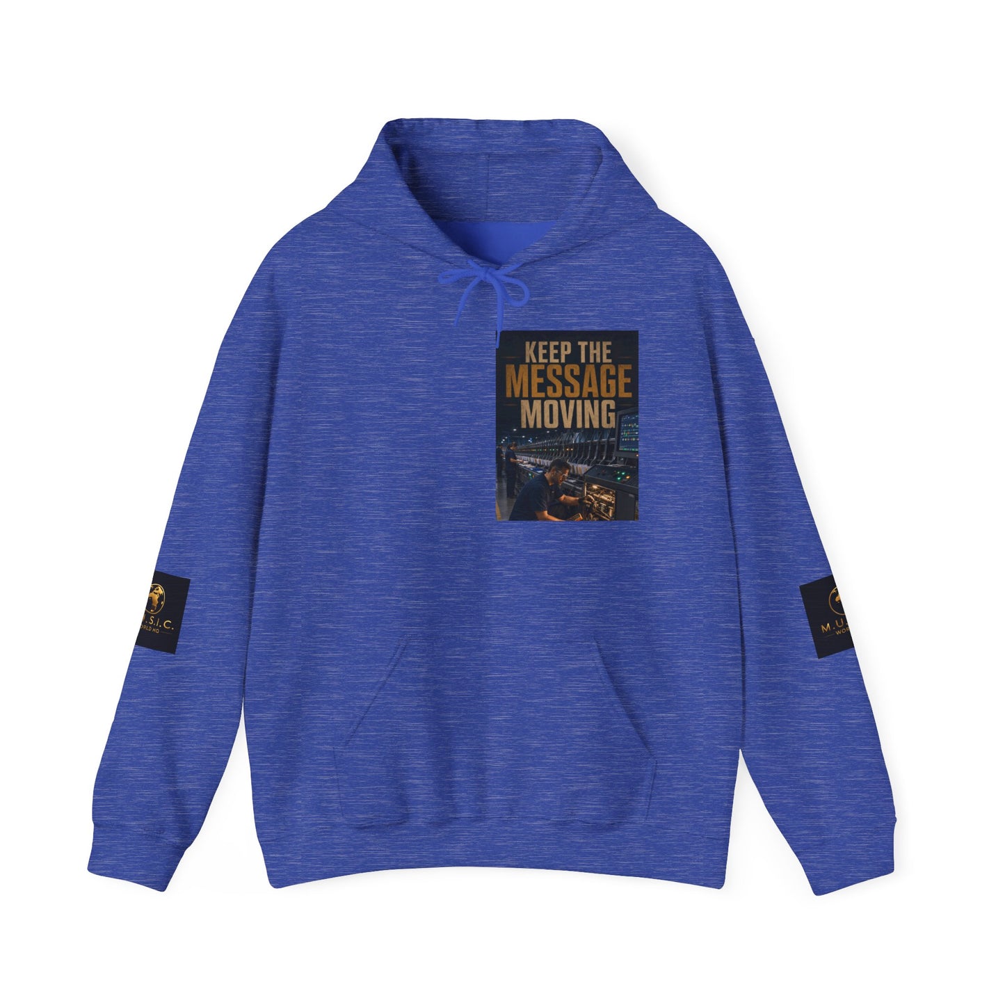 Postal Music — Keep the Message Moving — Core Pullover Hoodie