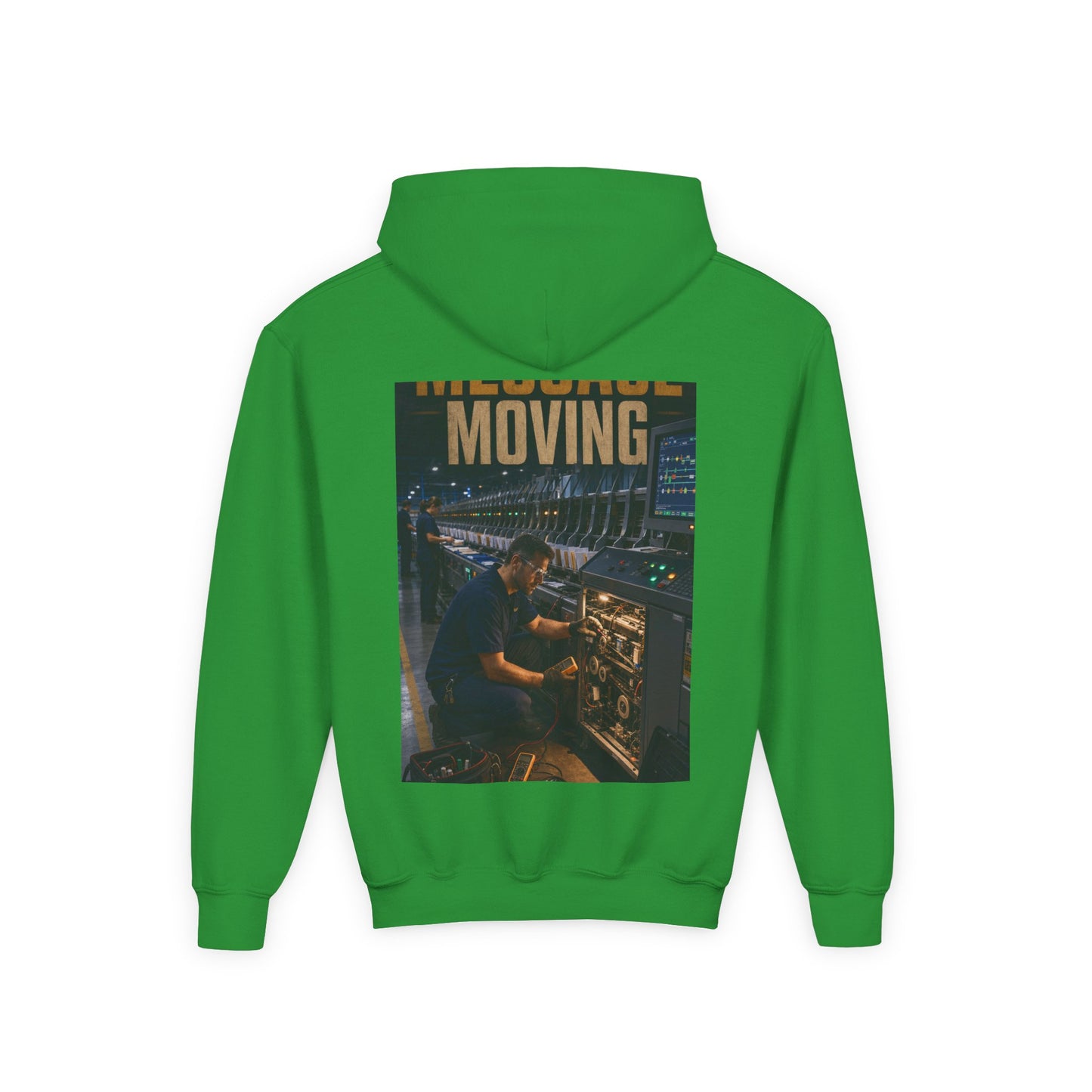 Postal Music — Keep the Message Moving — Youth Hoodie