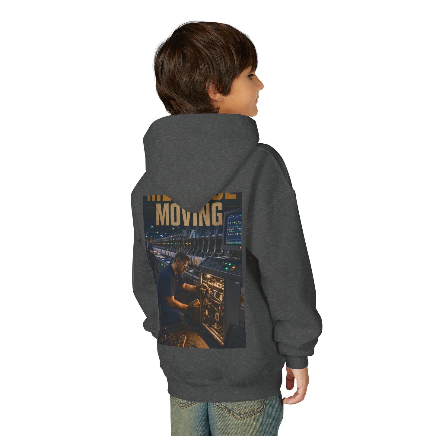 Postal Music — Keep the Message Moving — Youth Hoodie