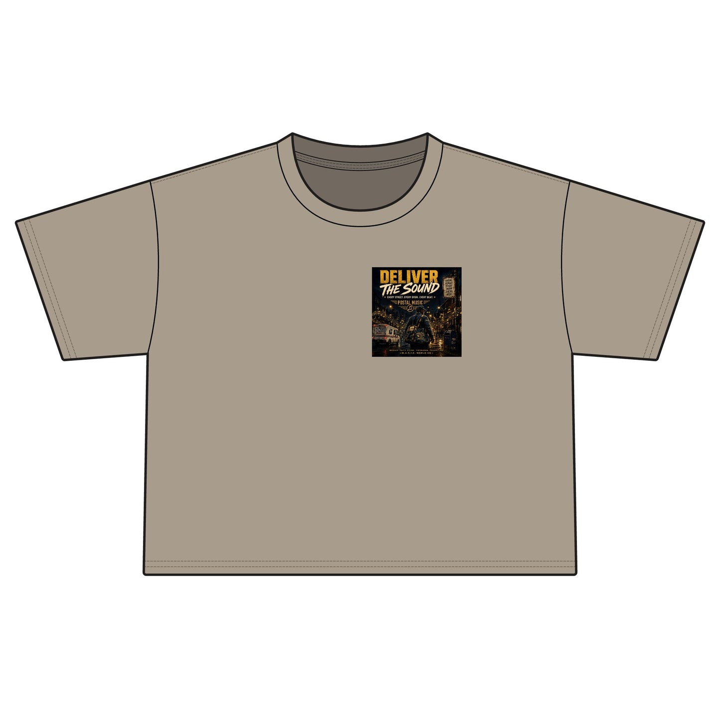Postal Music — Deliver the Sound — Women's Boxy T-Shirt
